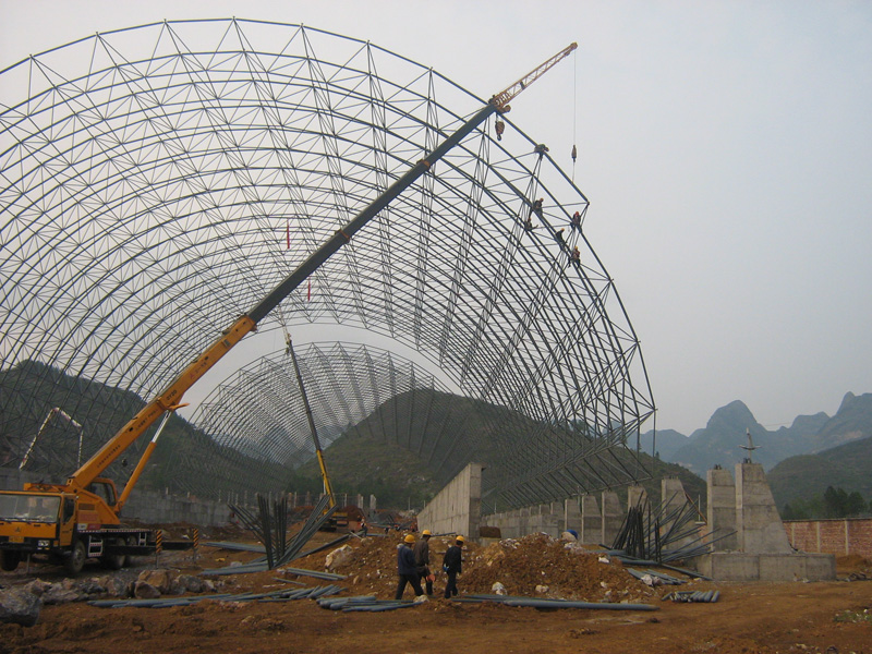 平谷电厂网架煤棚